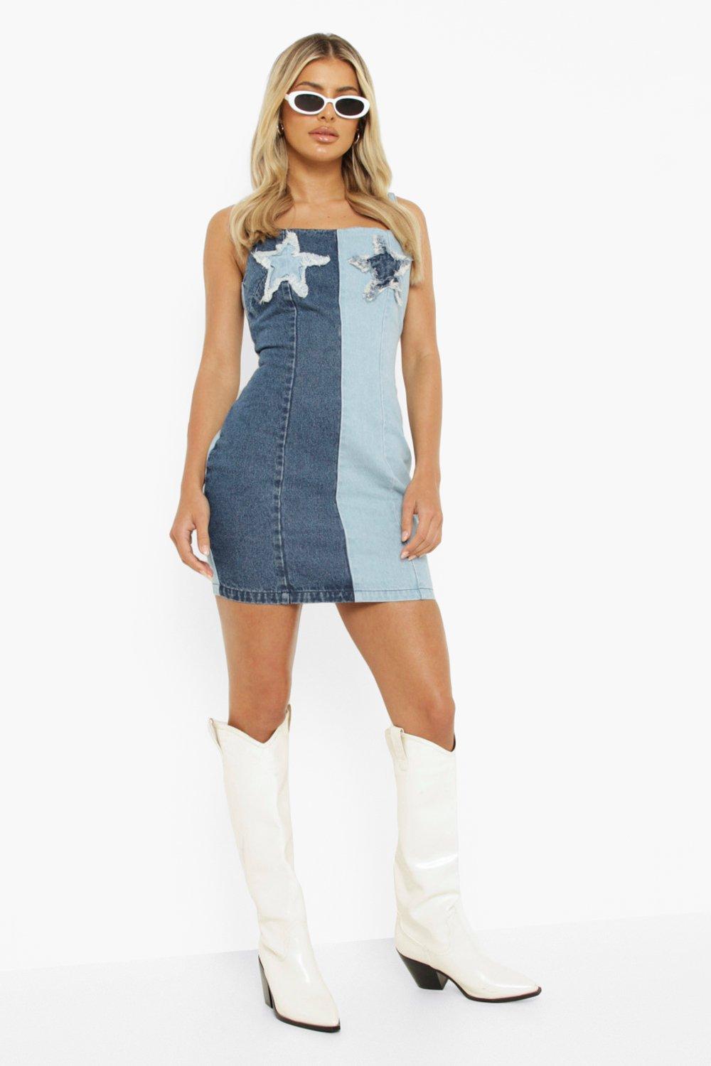 Denim dress clearance festival